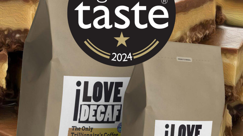 I Love Decaf’s coffee celebrates Great Taste Award win and champions caffeine-free resolutions for the New Year